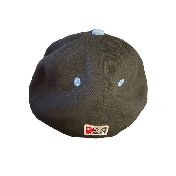 Hickory Crawdads New Era Authentic SZ 6 3/4 59FIFTY Hat Cap Blue - Picture 3 of 9